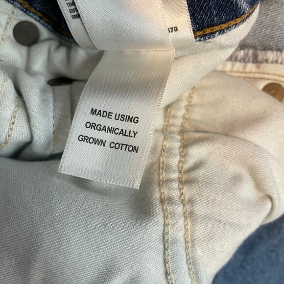 Agolde Nico Slim High Rise Ankle Distressed Stretch Jeans Womens 28 - Picture 15 of 16